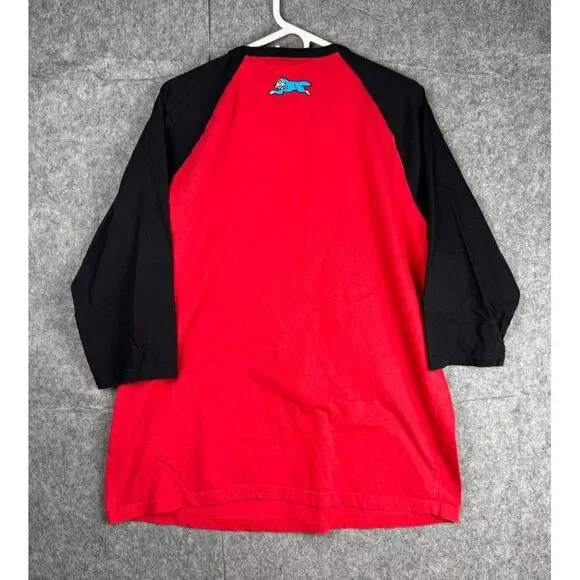 Billionaire Boys Club Shirt Men's 2XL ICE CREAM Spellout Raglan Graphic 2 Sided
